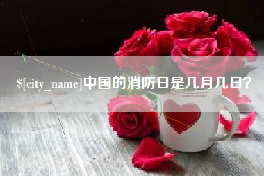 孝昌中国的消防日是几月几日？