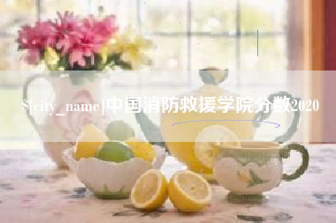 孝昌中国消防救援学院分数2020