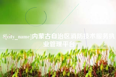 孝昌内蒙古自治区消防技术服务执业管理平台
