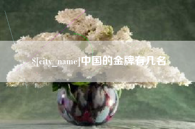孝昌中国的金牌有几名