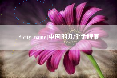孝昌中国的几个金牌啊
