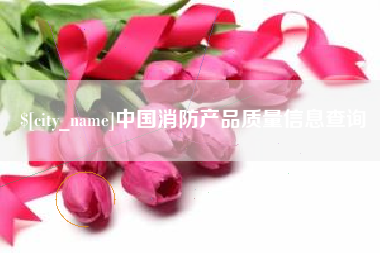 孝昌中国消防产品质量信息查询
