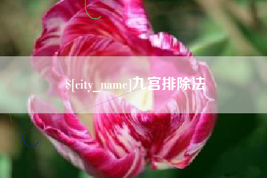 孝昌九宫排除法