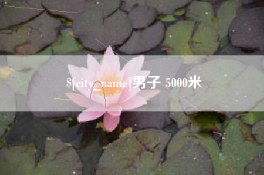 孝昌男子 5000米