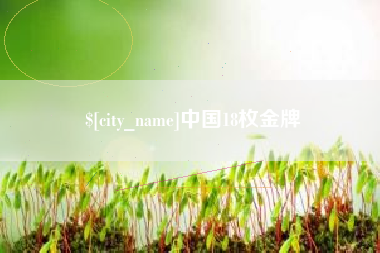 孝昌中国18枚金牌
