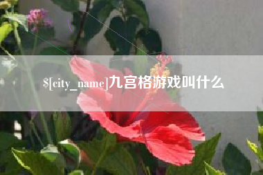 孝昌九宫格游戏叫什么