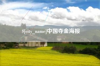 孝昌中国夺金海报