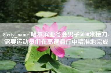 孝昌哈尔滨亚冬会男子5000米接力-需要运动员们在高速滑行中精准地完成