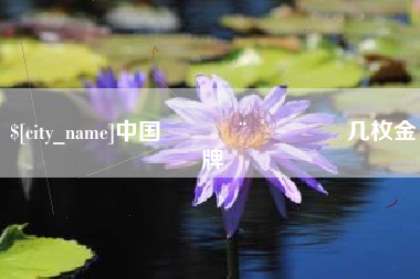 孝昌中国🇨🇳几枚金牌