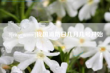 孝昌我国消防日几月几号开始