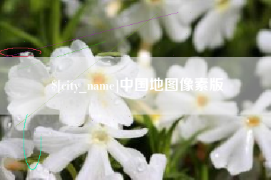 孝昌中国地图像素版