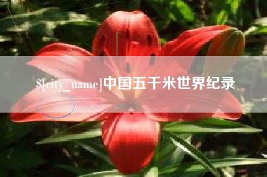 孝昌中国五千米世界纪录