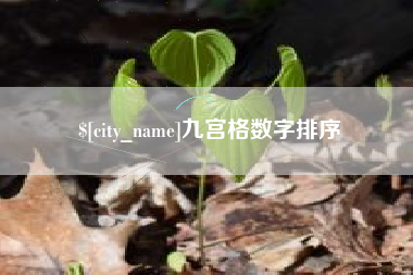 孝昌九宫格数字排序