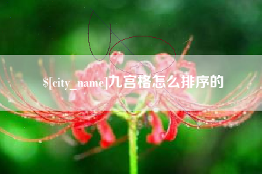 孝昌九宫格怎么排序的