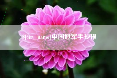 孝昌中国冠军手抄报