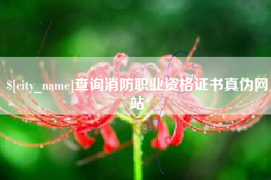 孝昌查询消防职业资格证书真伪网站