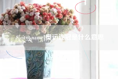 孝昌奥运连冠是什么意思