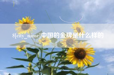 孝昌中国的金牌是什么样的