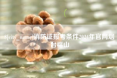 孝昌消防证报考条件2024年官网烟台福山
